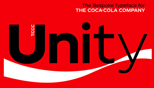 可口可乐推出了品牌定制字体